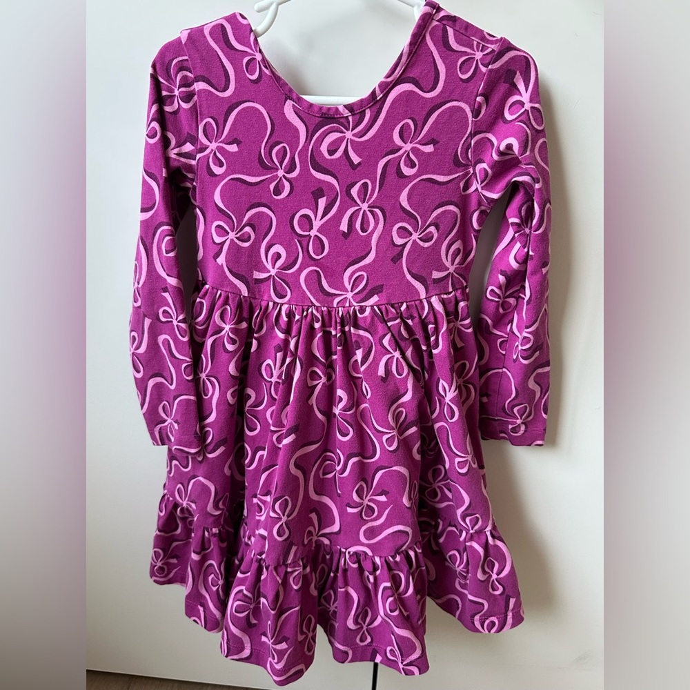 Hanna Andersson ribbon skater dress